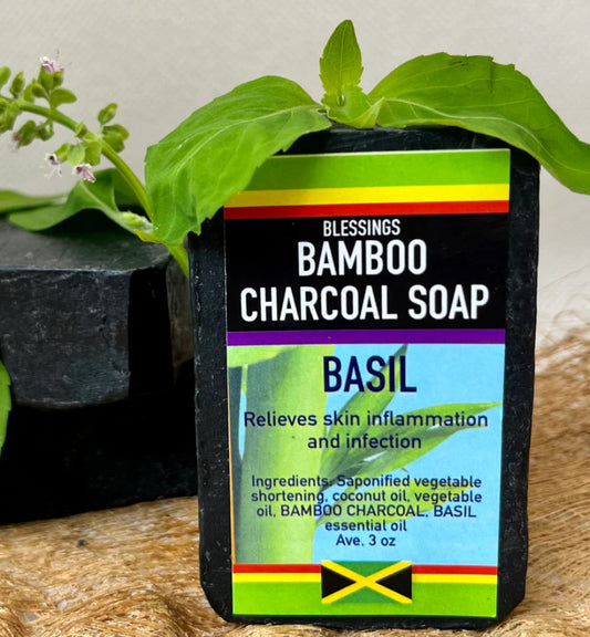 Bamboo Charcoal & Basil Specialty Soap