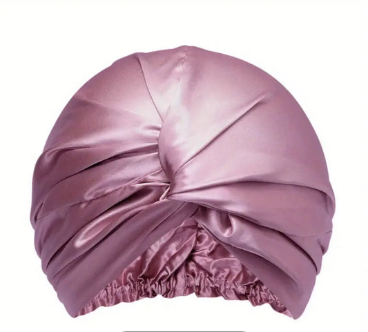 Mulberry Silk Turban Cap