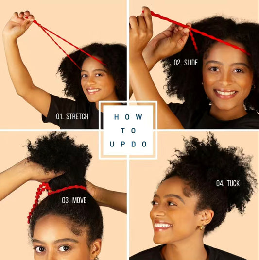 Adjustable Headband Hair Tie