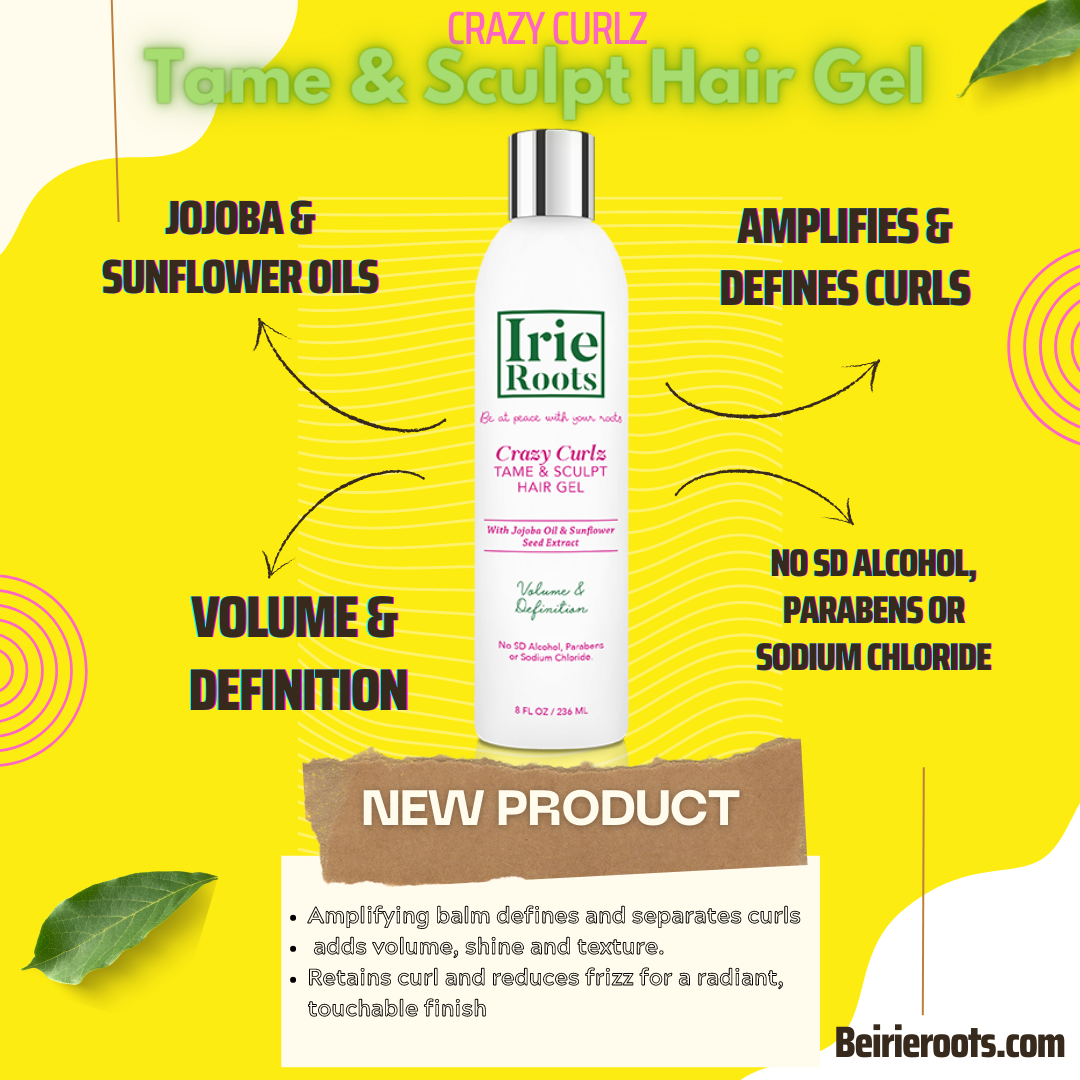 Crazy Curlz Tame & Sculpt Hair Gel