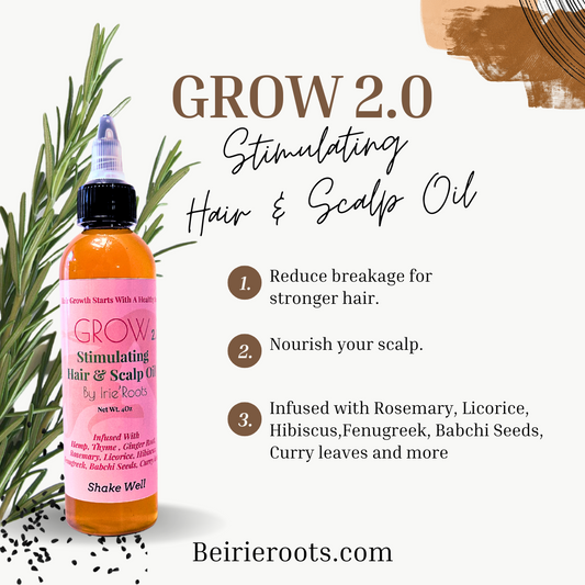 It’s Here! GROW 2.0 Stimulating Hair & Scalp Oil