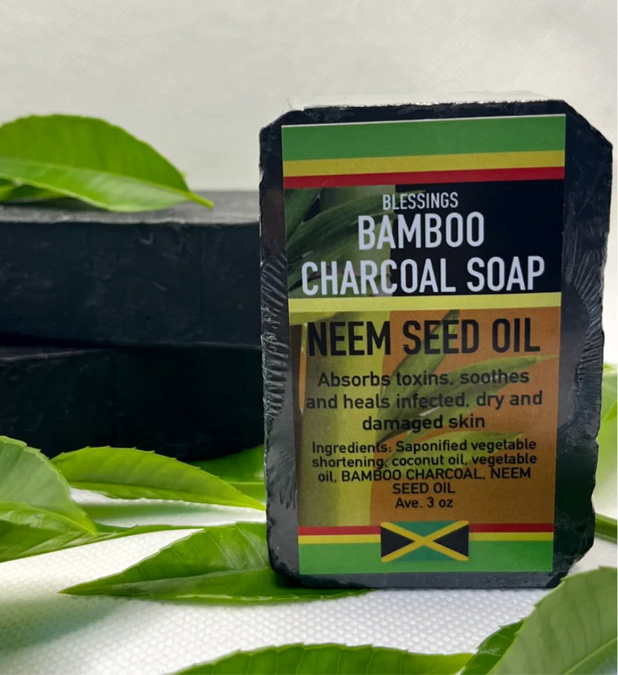 Bamboo Charcoal & Neem Seed Oil Soap