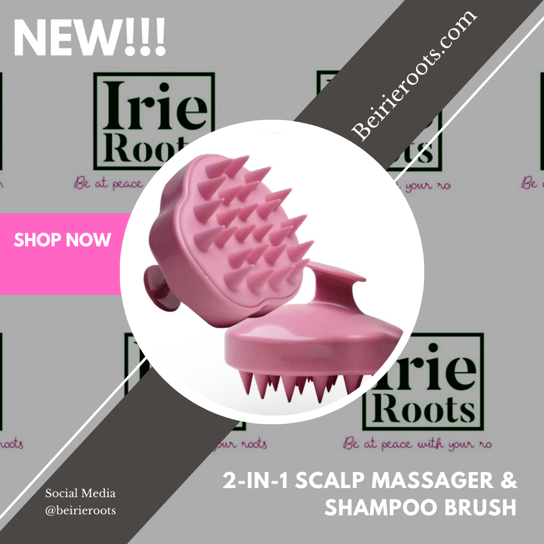 2-in-1 Scalp Massager & Shampoo Brush