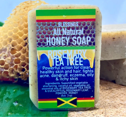 Honey Rosemary & Tea Tree Soap Bar